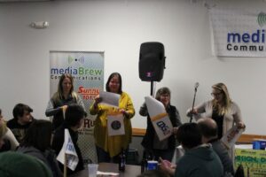 Everyone open your prizes!