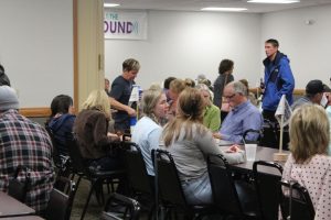 The room was packed!