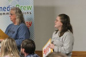 Tonight's party was held at River Rock Lanes in Ishpeming