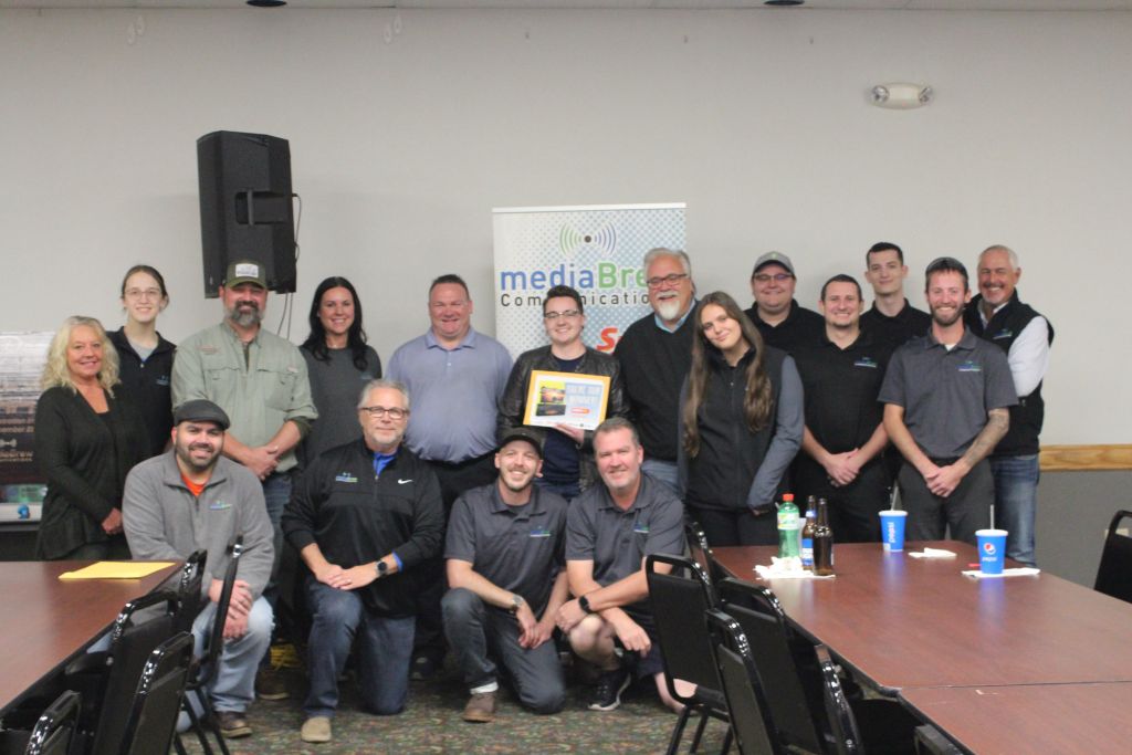 Say hi to the grand prize winner and the mediaBrew team!