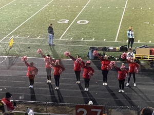 Marquette cheerleaders.
