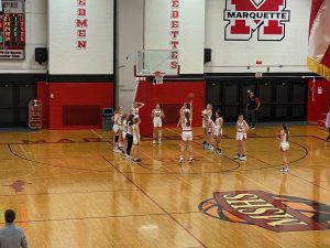 Escanaba Eskymos defeat Marquette Redettes in Marquette 65-48