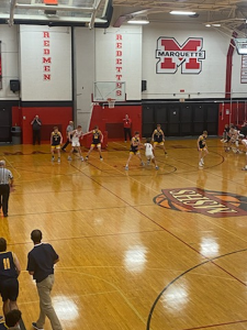 Marquette on offense.