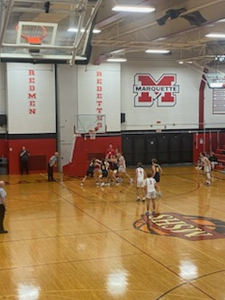 Marquette on offense.