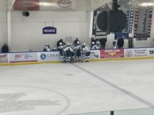 Marquette Redmen defeat the Saginaw Heritage Hawks in overtime