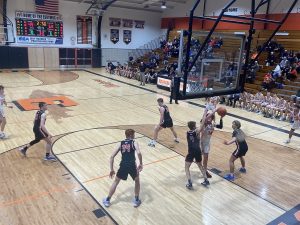 The Marquette Redmen win Conference Matchup Against Escanaba 68-49