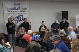 Many sweet door prizes were given away