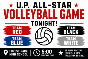 U.P. all star volleyball game