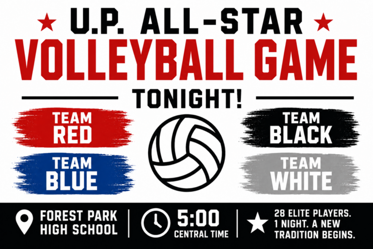 U.P. all star volleyball game