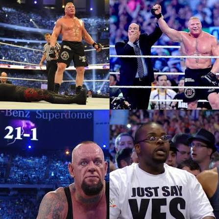 Brock Lesnar Break the Undertakers Streak