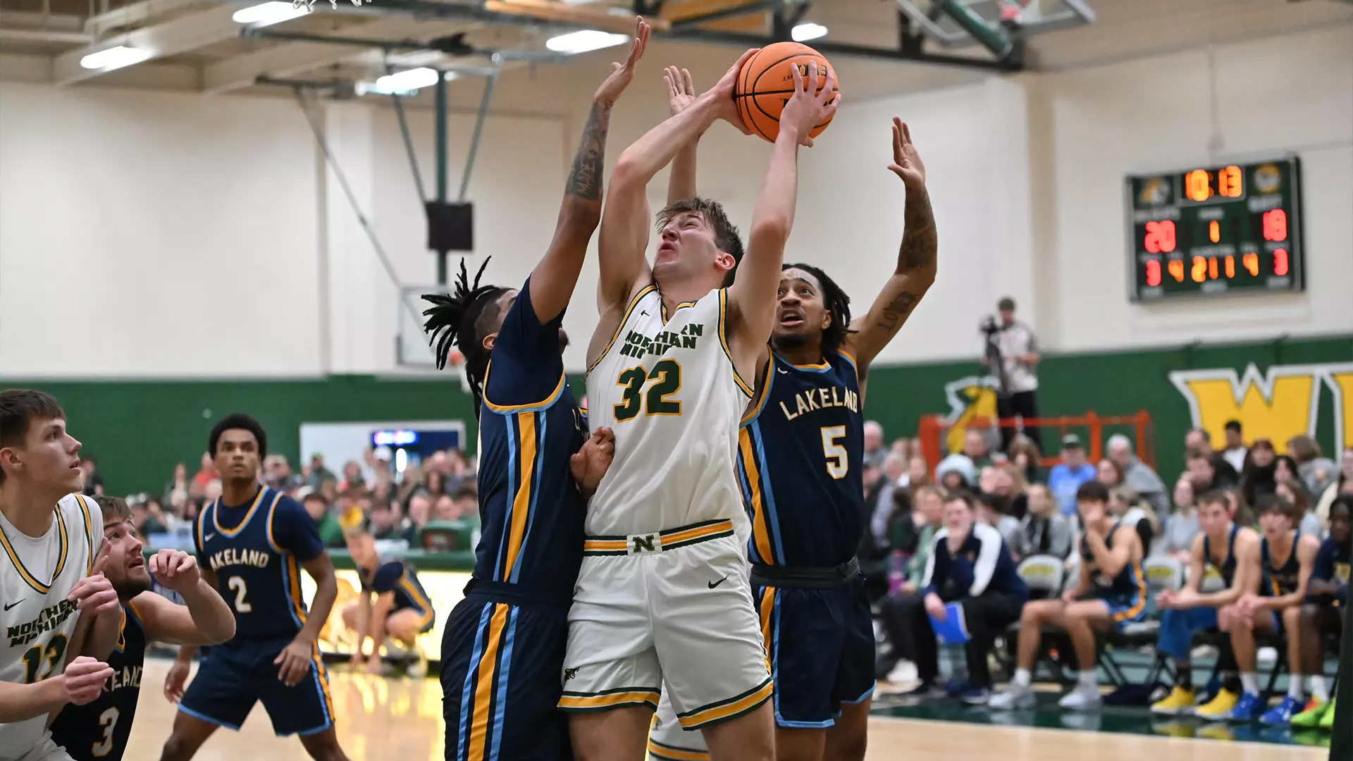 Jackson Dudek double teamed