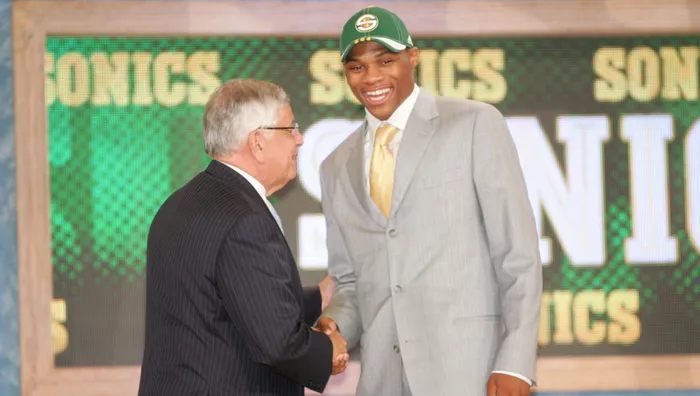 Russell Westbrook Draft Night Handshake